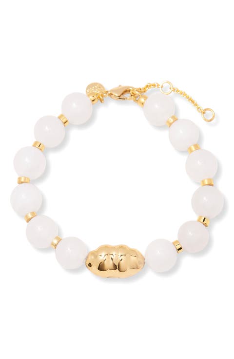 Cora Beaded Jade Bracelet