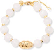 Brook and York Cora Beaded Jade Bracelet