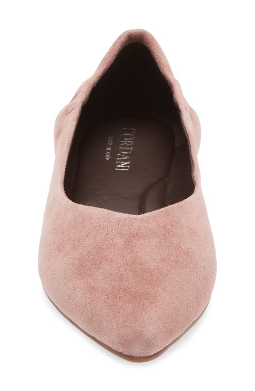 Cordani Mavis Pointed Toe Flat In Pink