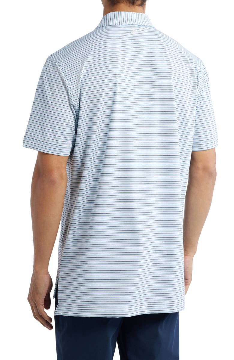 Peter Millar Fairmont Stripe Performance Jersey Polo, Alternate, color,