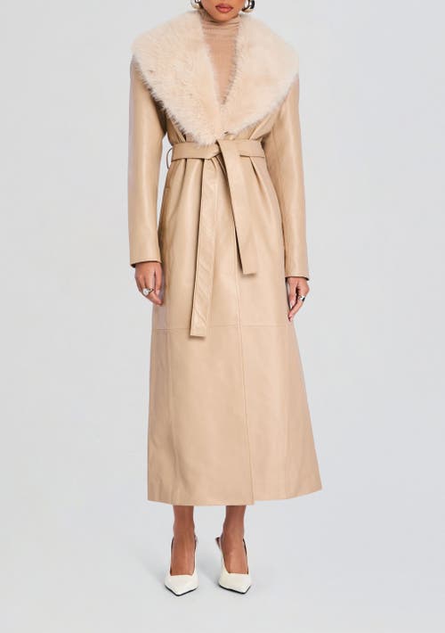 Retroféte Kieran Trench Coat In Latte