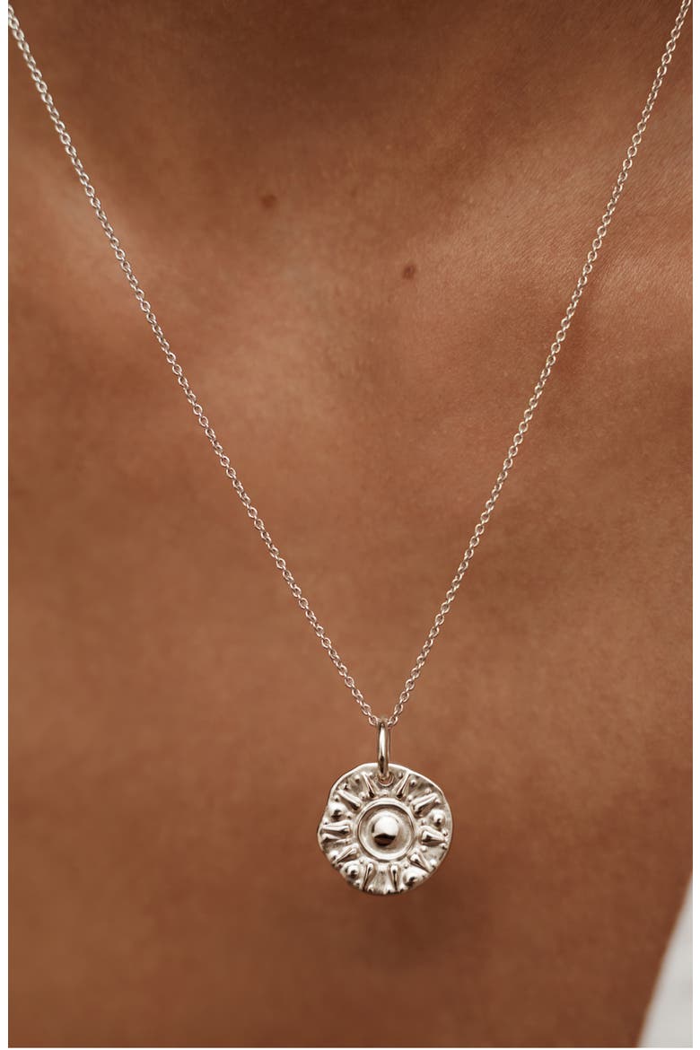 Talisman Sterling Silver Sun Pendant, Alternate, color, STERLING SILVER