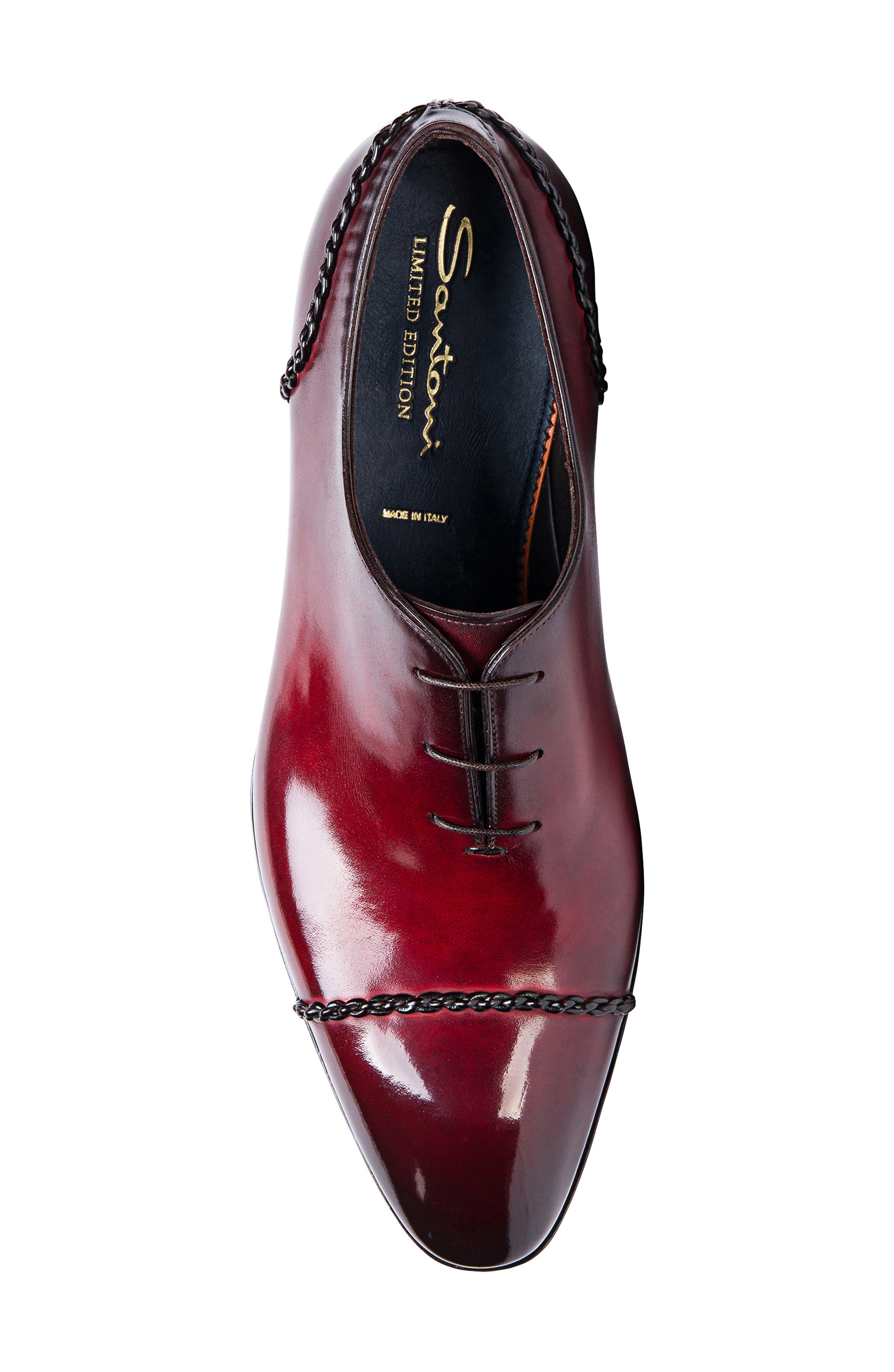 Santoni Pierce Cap Toe Oxford, Alternate, color, 