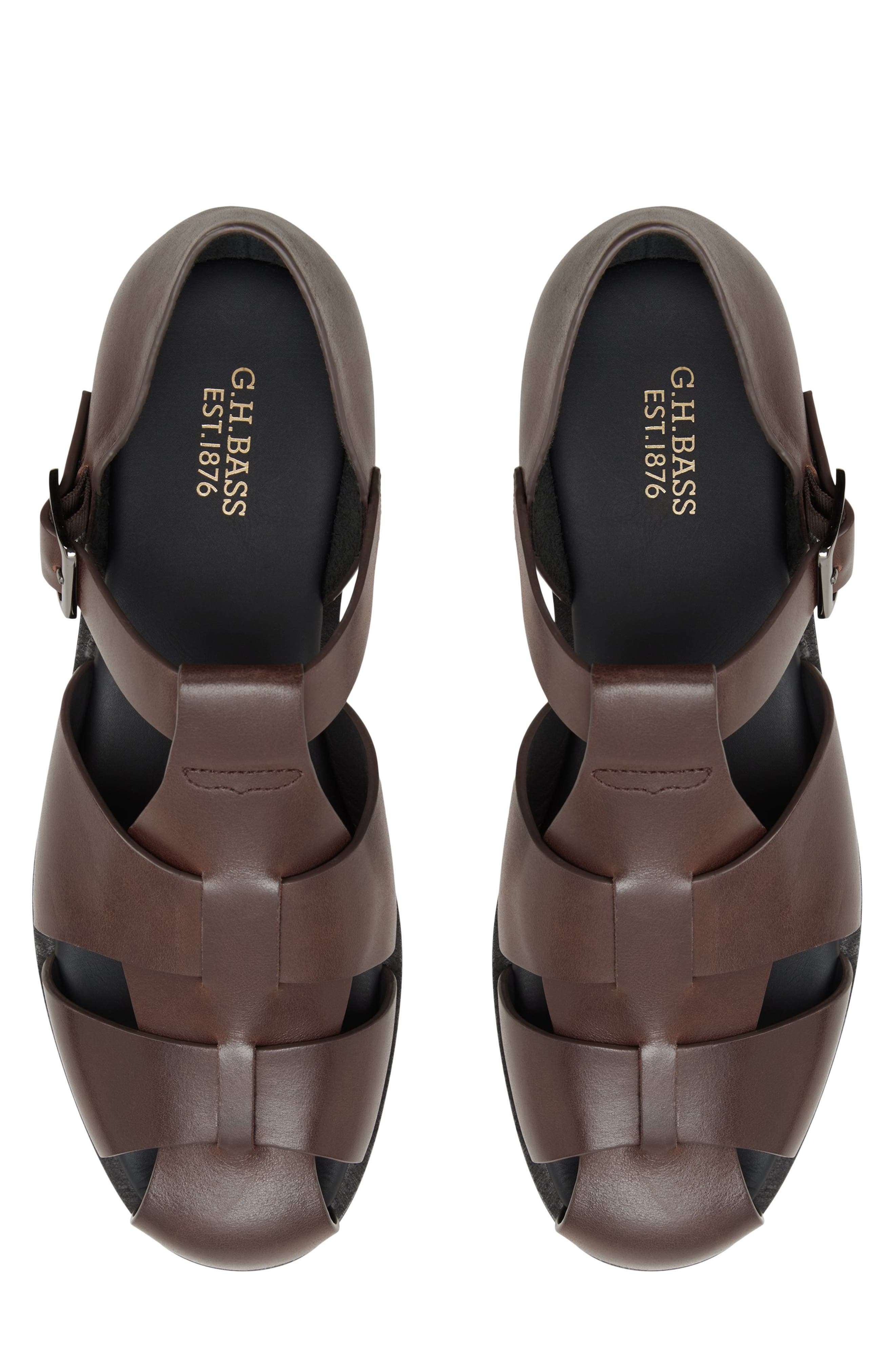 Potter Sandal, Alternate, color, BROWN