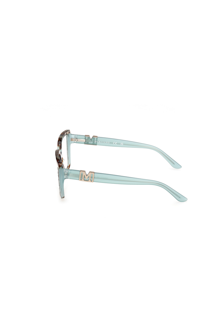 Bold Square Acetate Eyeglasses, Alternate, color, Turquoise