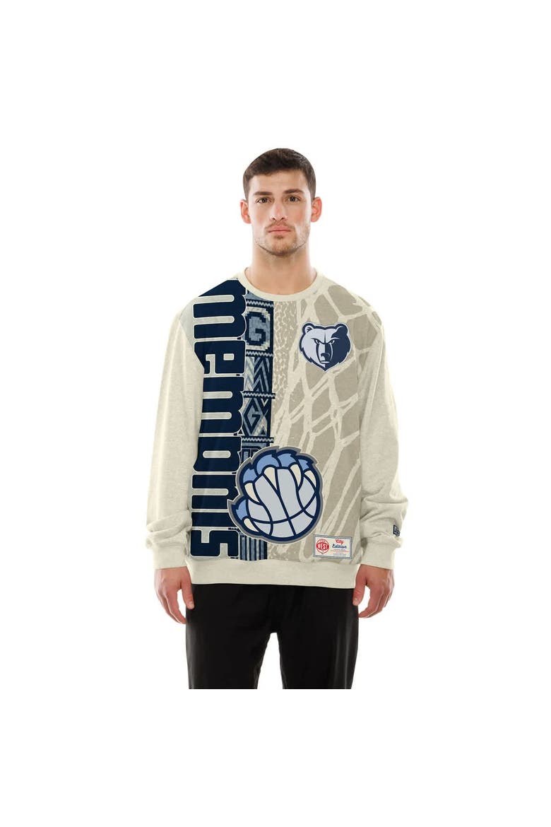 Men's New Era Tan Memphis Grizzlies 2025/26 City Edition Sweatshirt, Main, color, Tan