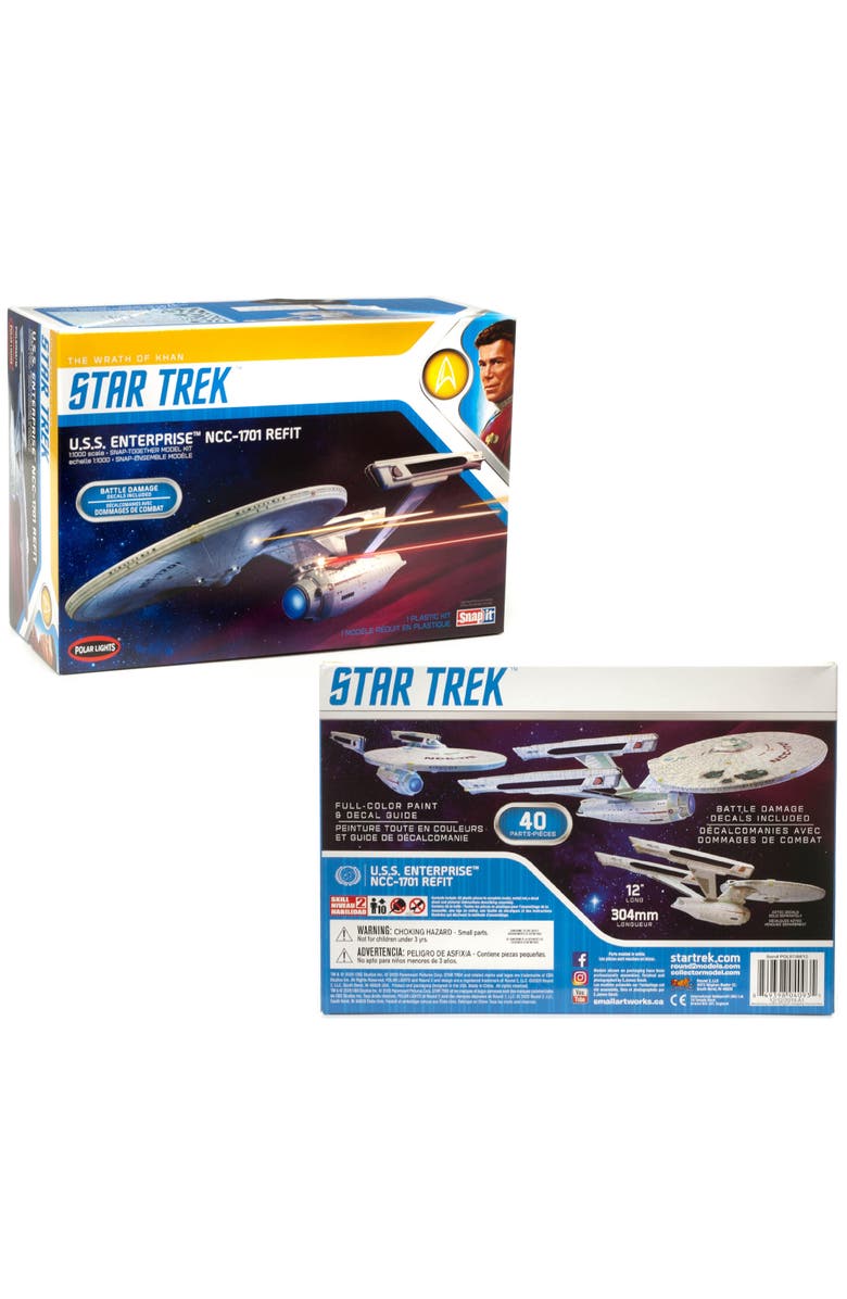Polar Lights XStar Trek U.S.S. Enterprise Refit Wrath of Khan Edition, Alternate, color, Multicolored