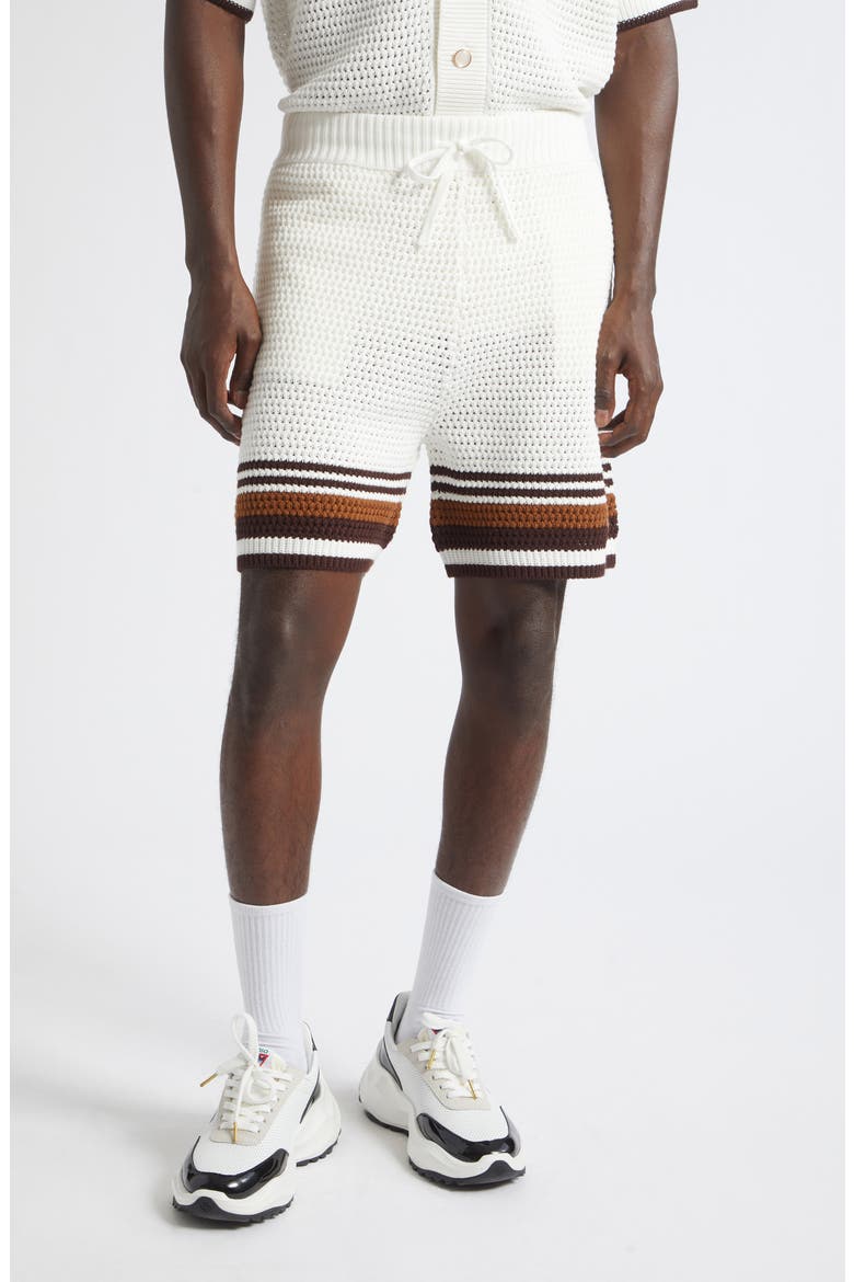 Crochet Shorts, Main, color, COTTON