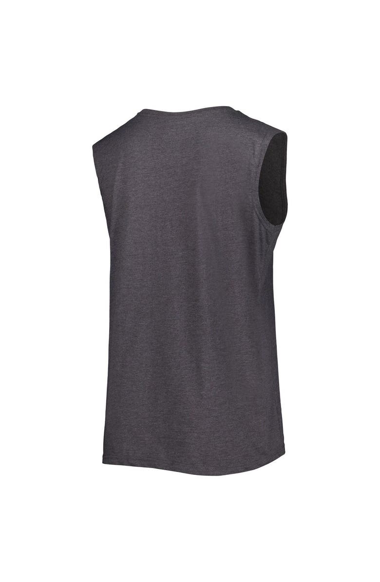 FANATICS Women's Fanatics Branded Heather Charcoal Las Vegas Raiders Plus Size Tank Top, Alternate, color, Heather Charcoal