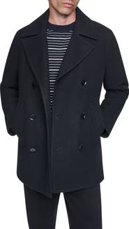 DKNY Double Breasted Peacoat