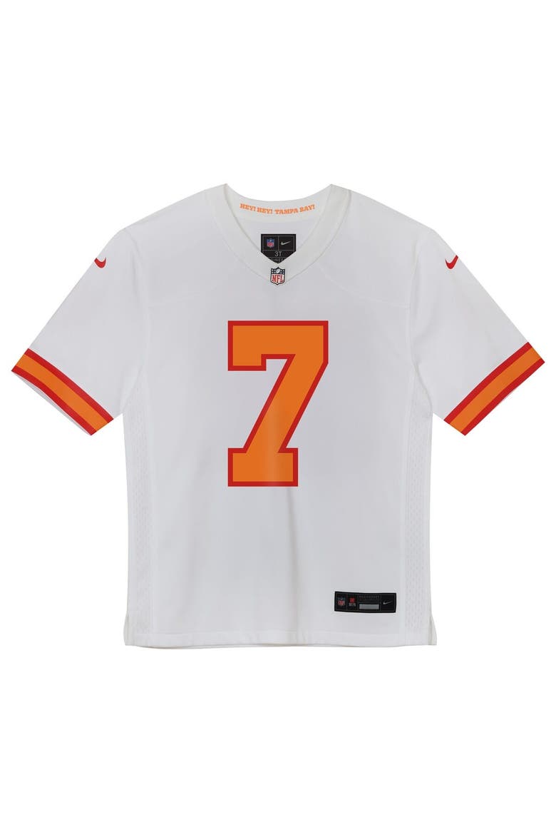 Preschool Bucky Irving White '76 Tampa Bay Buccaneers  Game Jersey, Alternate, color, White