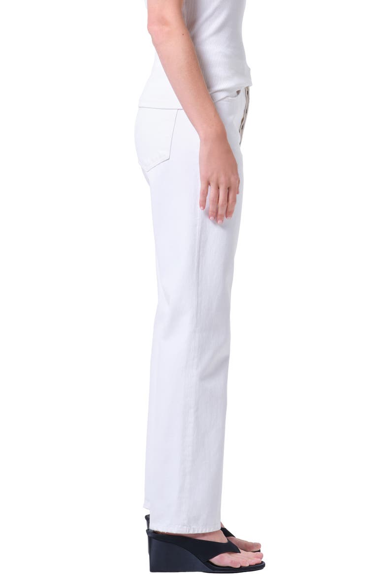 AGOLDE Lana Jeans, Alternate, color, Marshmallow Clean White