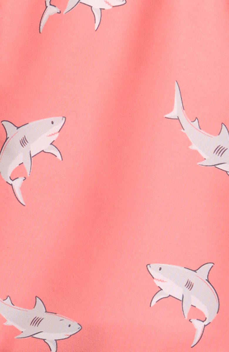 MILES THE LABEL Kids' Swim Trunks, Alternate, color, Coral