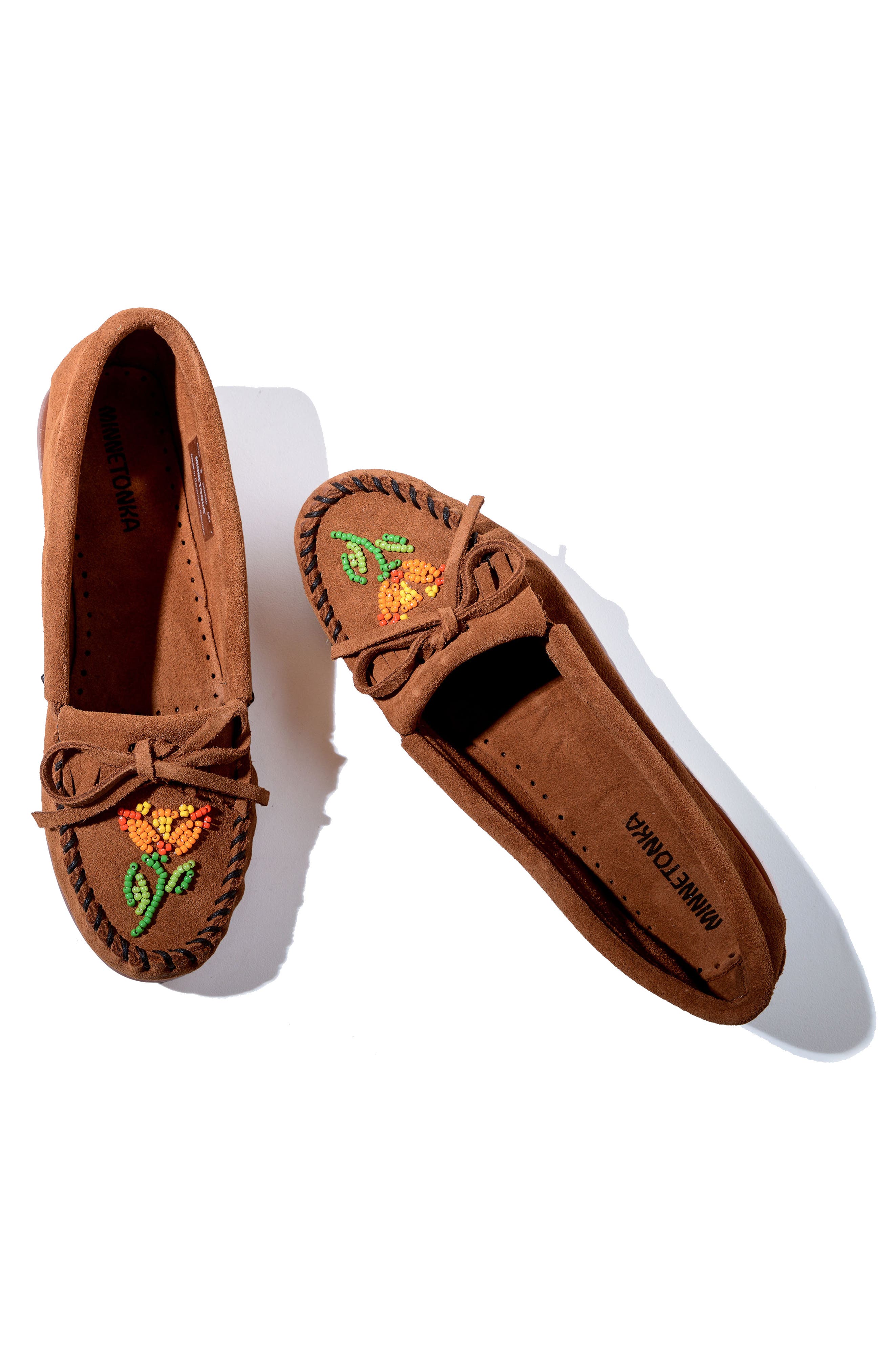 x Lucie Skjefte Ziigwan Waabigwan Slipper, Alternate, color, BROWN