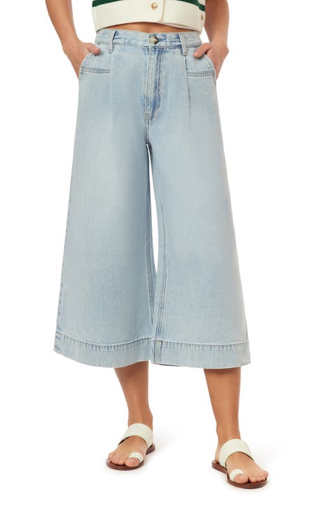 The Wave Crop Wide Leg Jeans