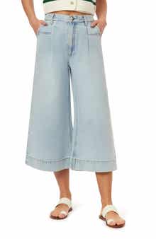 The Wave Crop Wide Leg Jeans