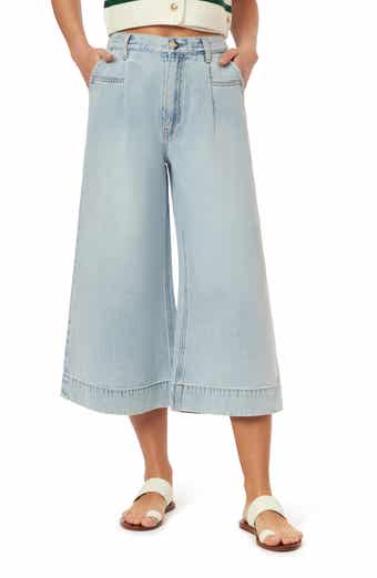 The Wave Crop Wide Leg Jeans