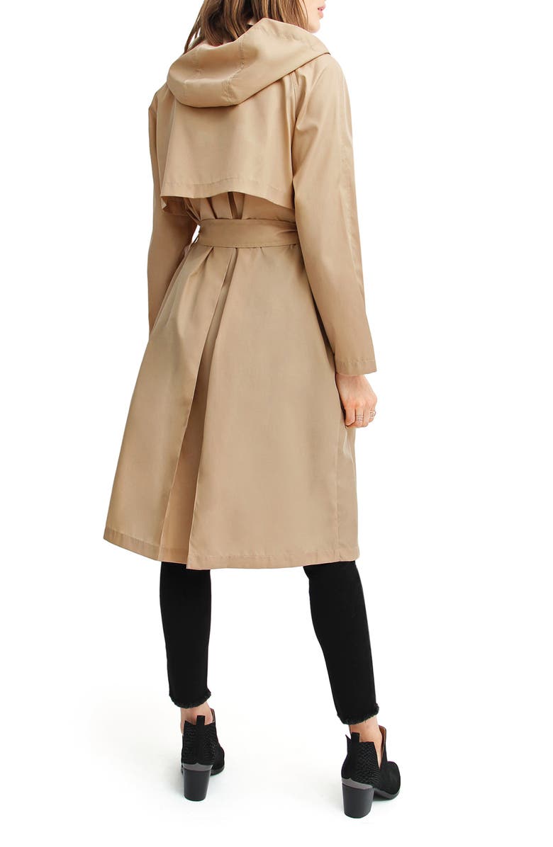 Belle & Bloom BELLE AND BLOOM Rain On Me Packable Trench Coat, Alternate, color,