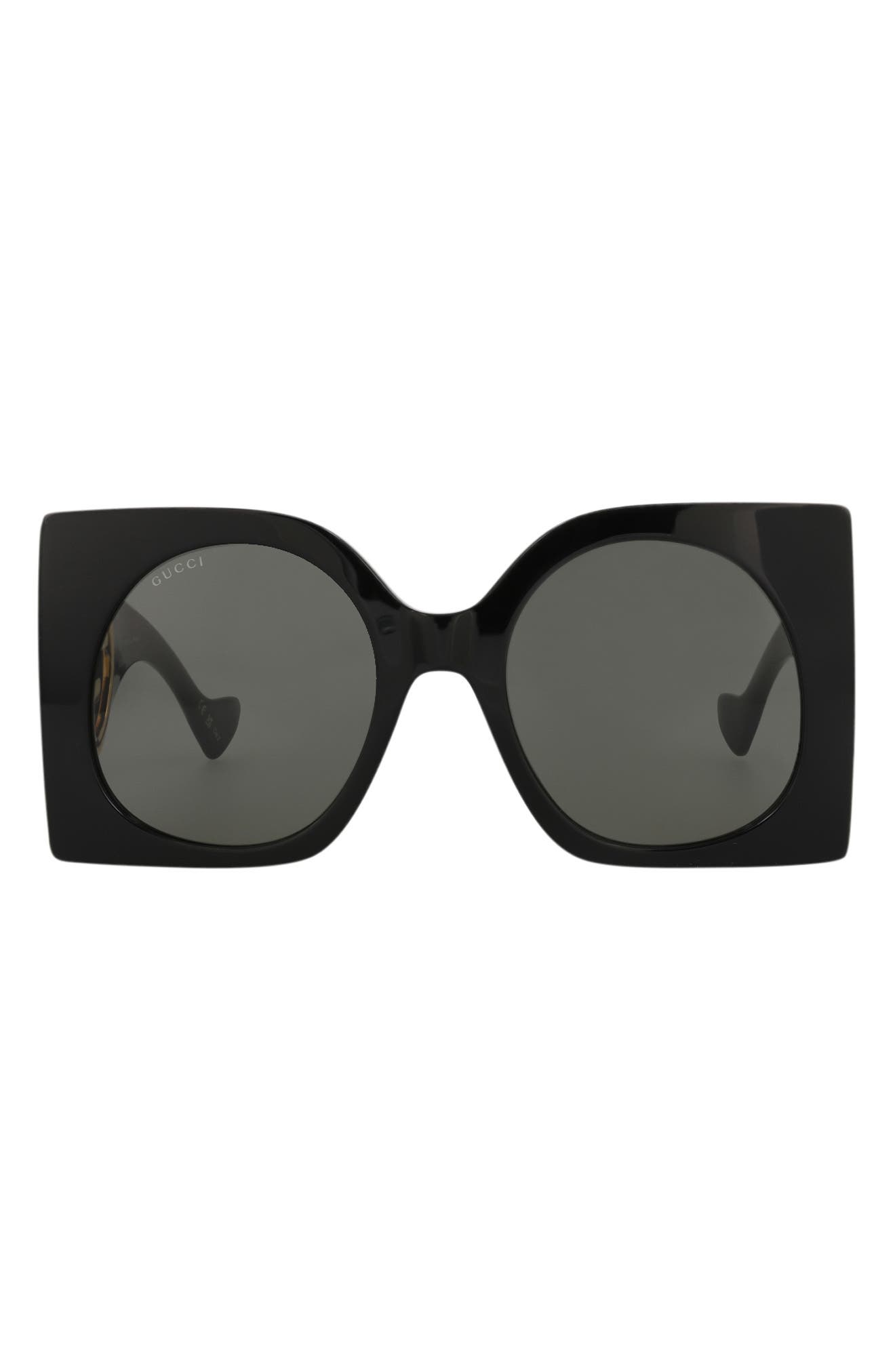 Gucci 55mm Square Sunglasses