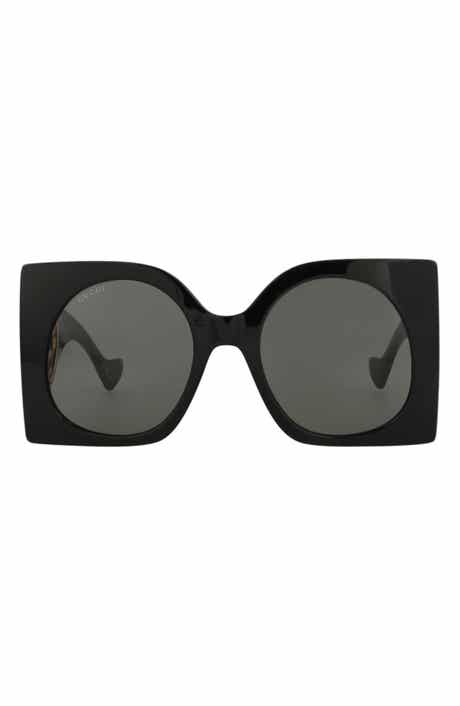 Gucci 55mm Square Sunglasses