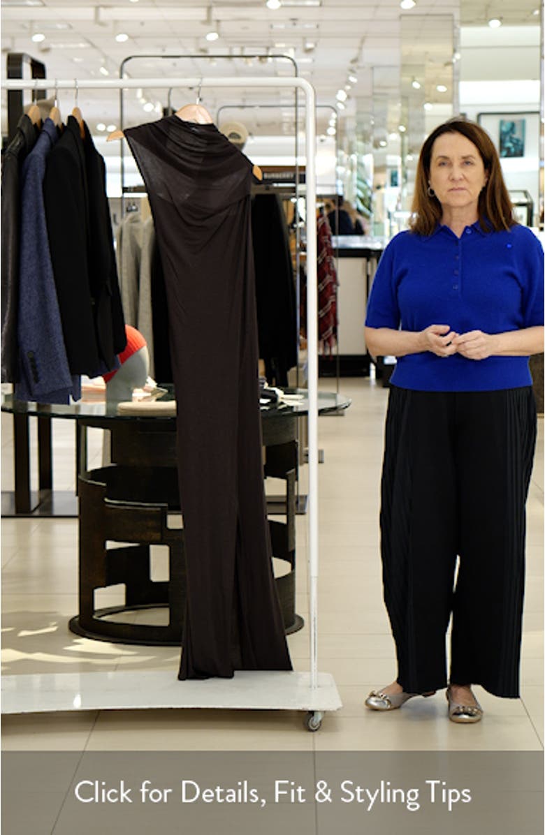 Wind Ruched Jersey Maxi Dress, sales video thumbnail