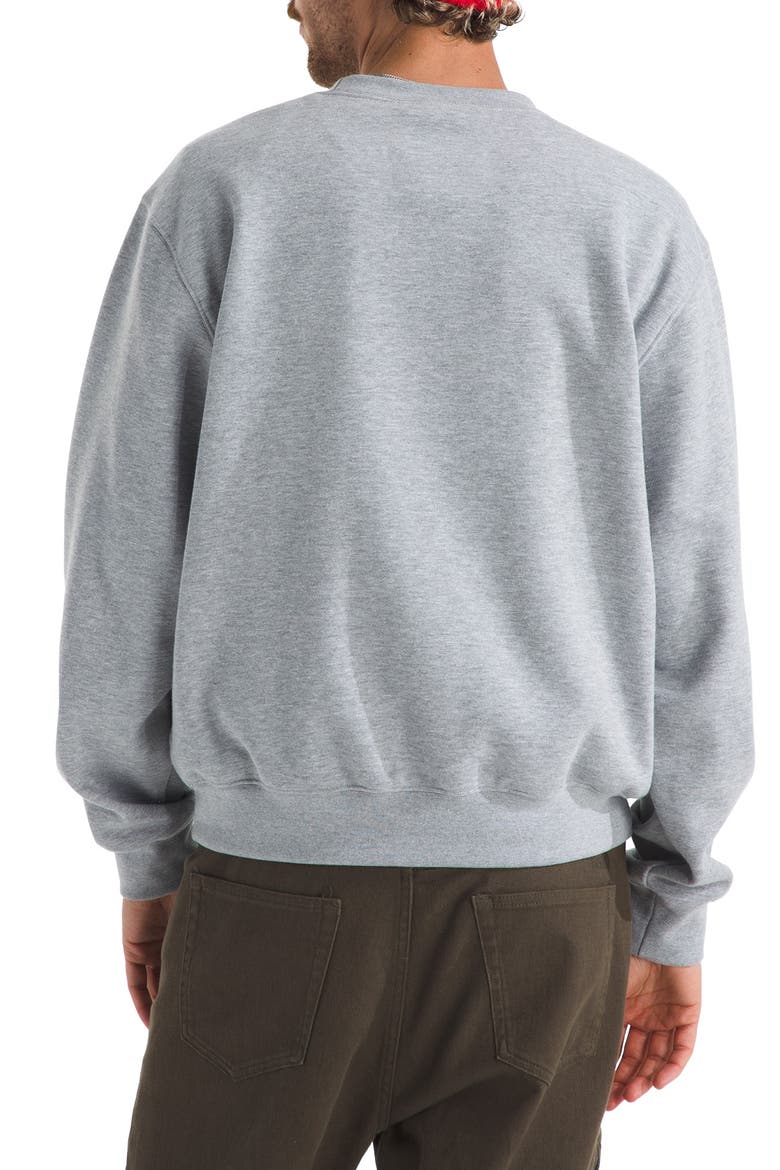 Essential Crewneck Sweatshirt, Alternate, color, TNF PALE GREY HEATHER