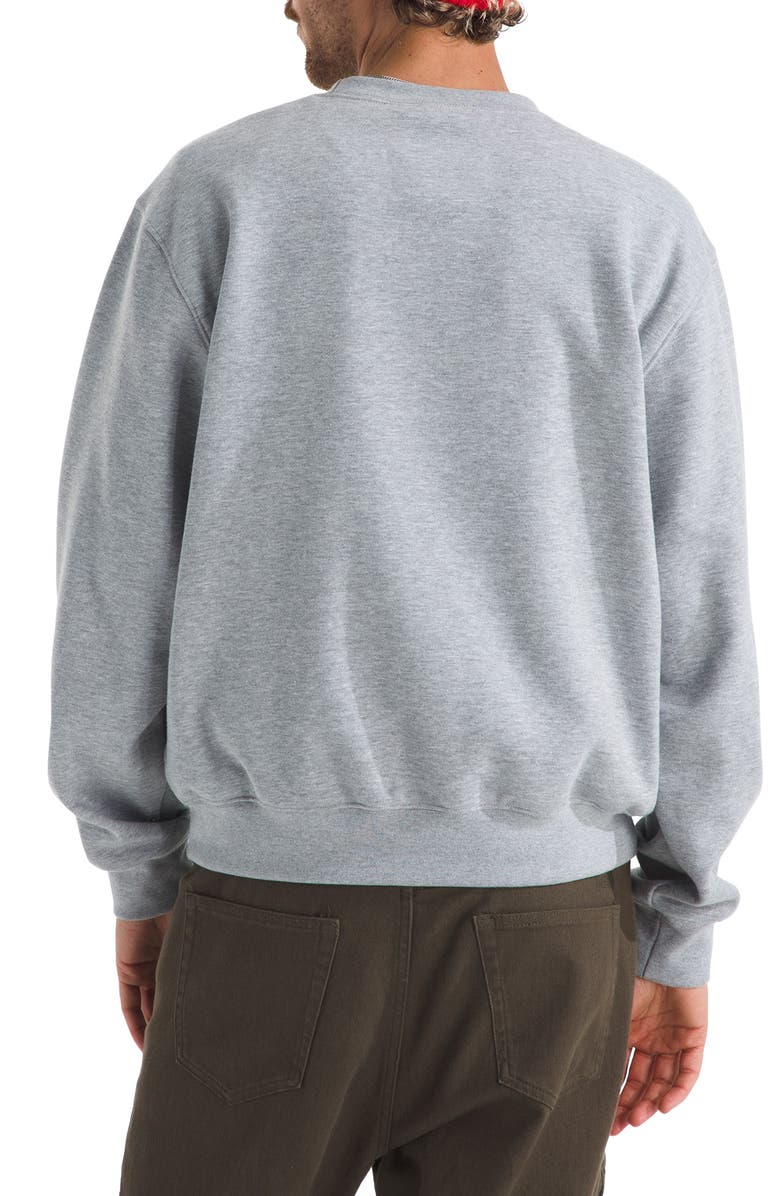 The North Face Essential Crewneck Sweatshirt, Alternate, color, Tnf Pale Grey Heather