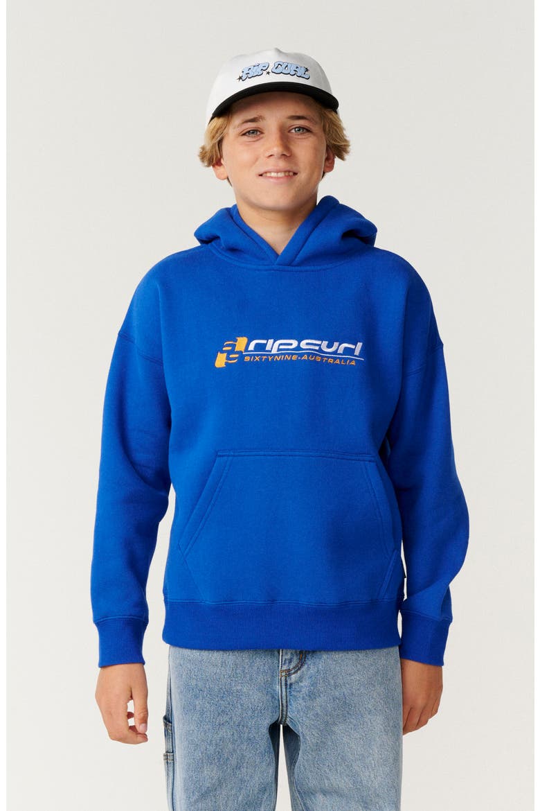 Kids' Archive Graphic Hoodie, Main, color, ELECTRIC COBALT