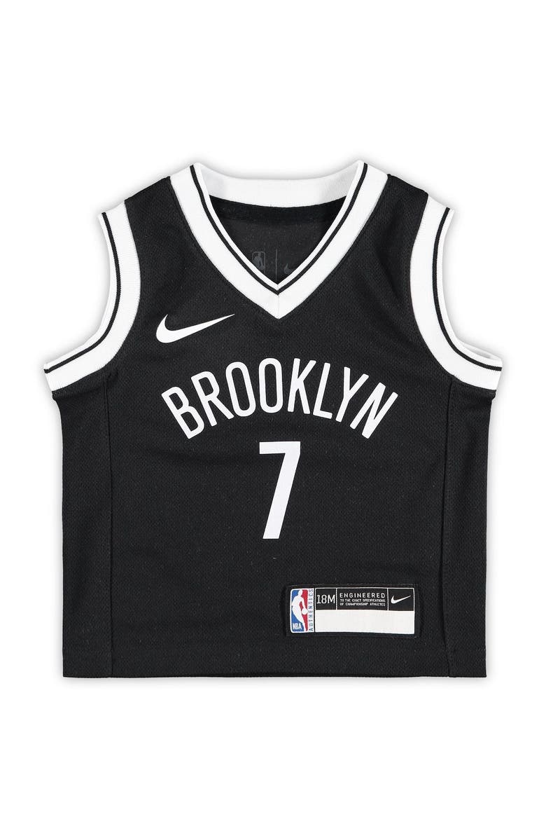 Nike Infant Nike Kevin Durant Black Brooklyn Nets 2020/21 Jersey - Icon Edition, Alternate, color, 