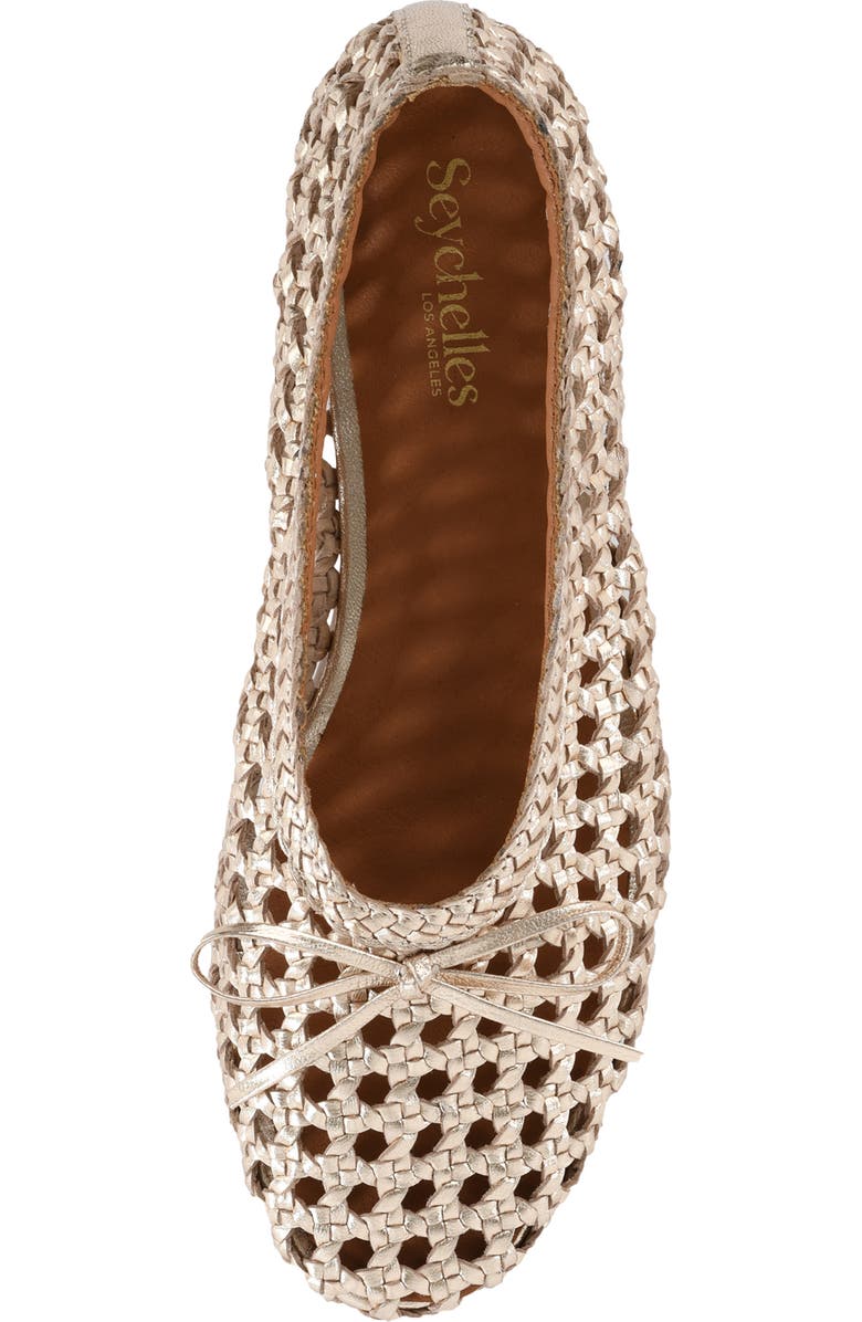 Seychelles Flagstaff Woven Flat, Alternate, color, Gold