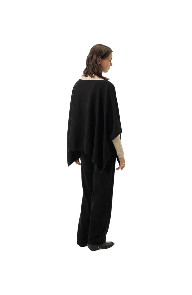 GOBI Mongolian Cashmere Boat-Neck Cashmere Poncho, Alternate, color, 