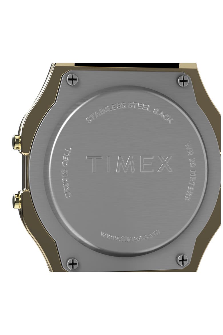 T80 Digital Chronograph Bracelet Watch, Alternate, color, GOLD-TONE