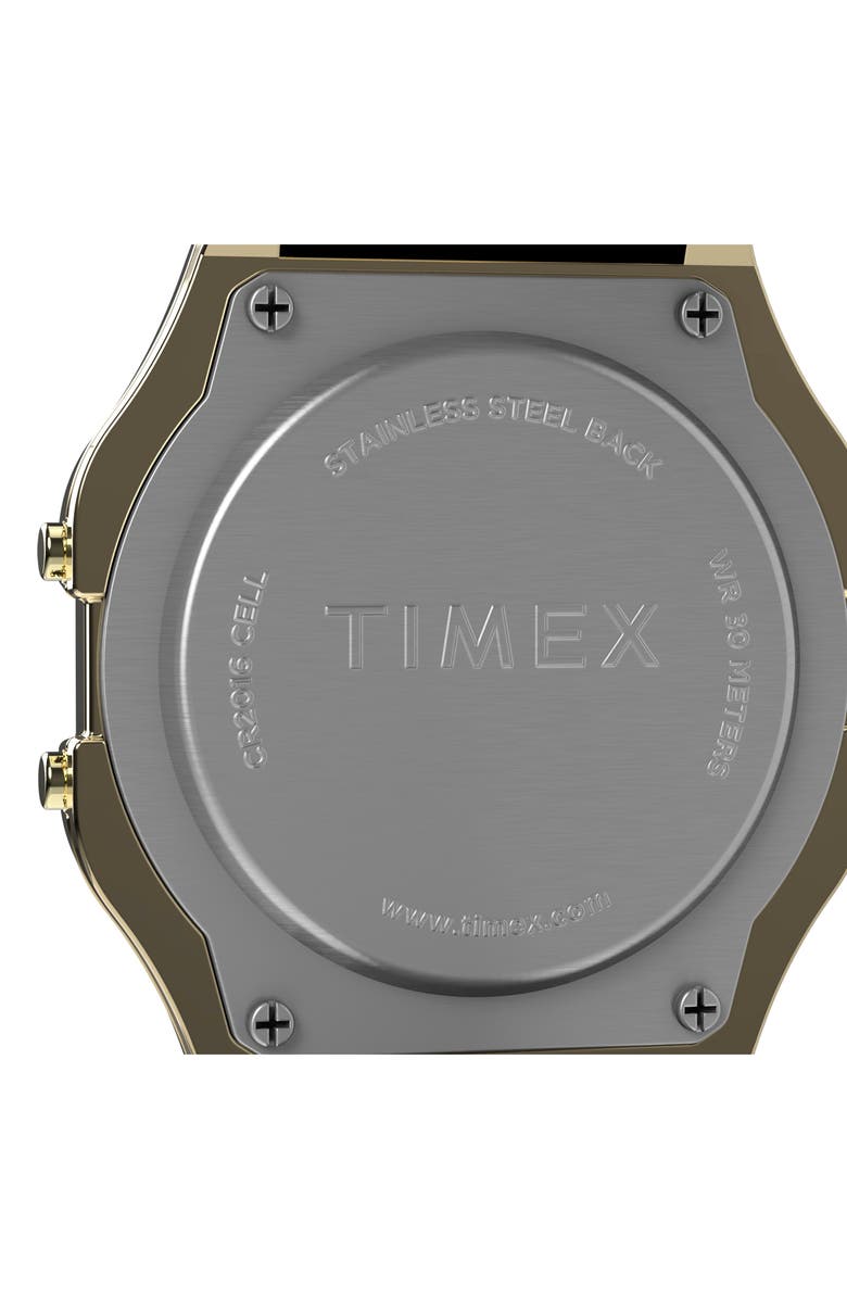 Timex<sup>®</sup> T80 Digital Chronograph Bracelet Watch, Alternate, color, Gold-Tone