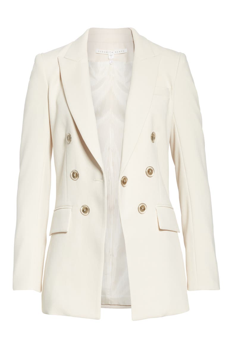 Matteo Double Breasted Dickey Jacket, Alternate, color, IVORY