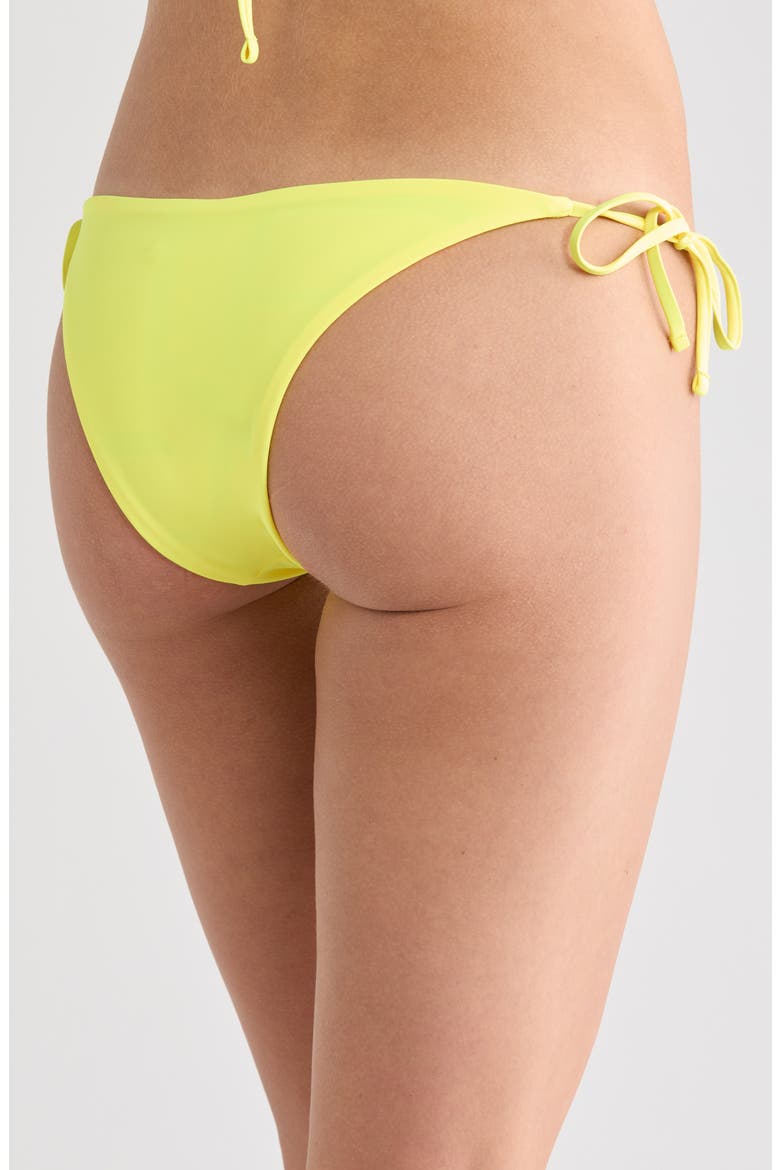 Sunning Side Tie Bikini Bottoms, Alternate, color, YELLOW