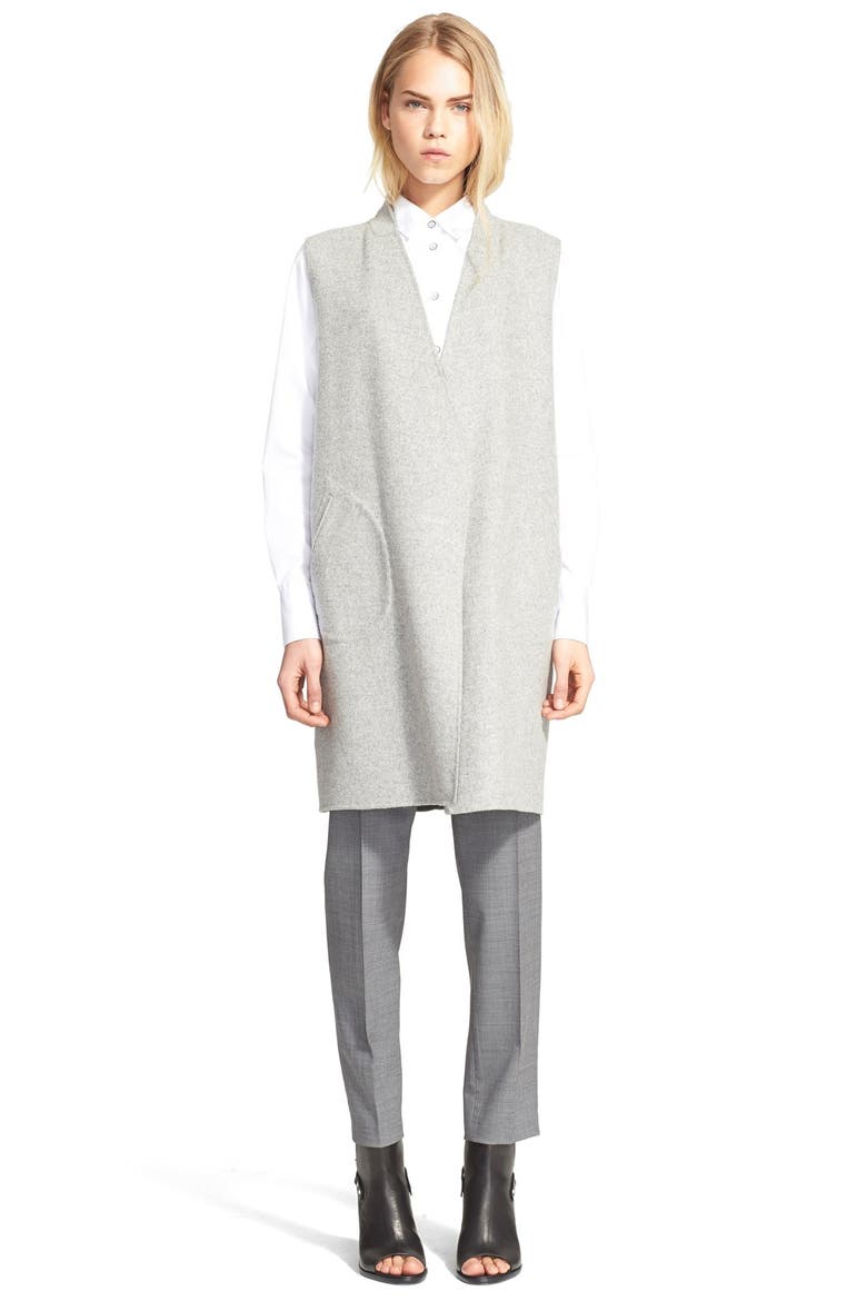 'Singer' Wool Blend Vest, Alternate, color, LIGHT GREY