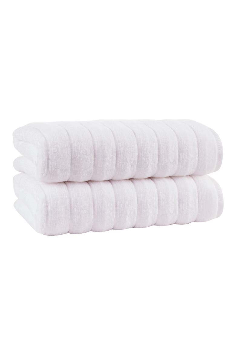 Vague 3-Piece Bath Towel Set, Main, color, WHITE
