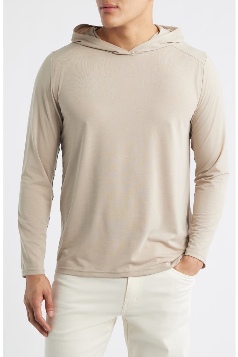 The Seabreeze Performance Pullover Hoodie, Main, color, SAND