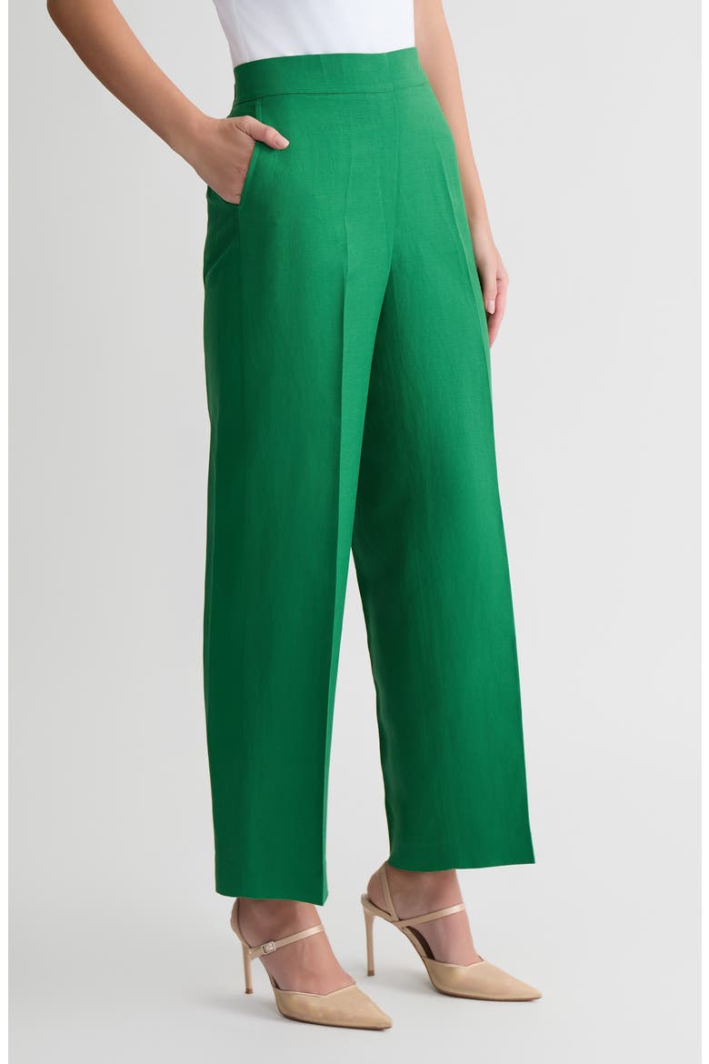 The Audrey Pull-On Straight Leg Pants, Alternate, color, LUSH GREEN