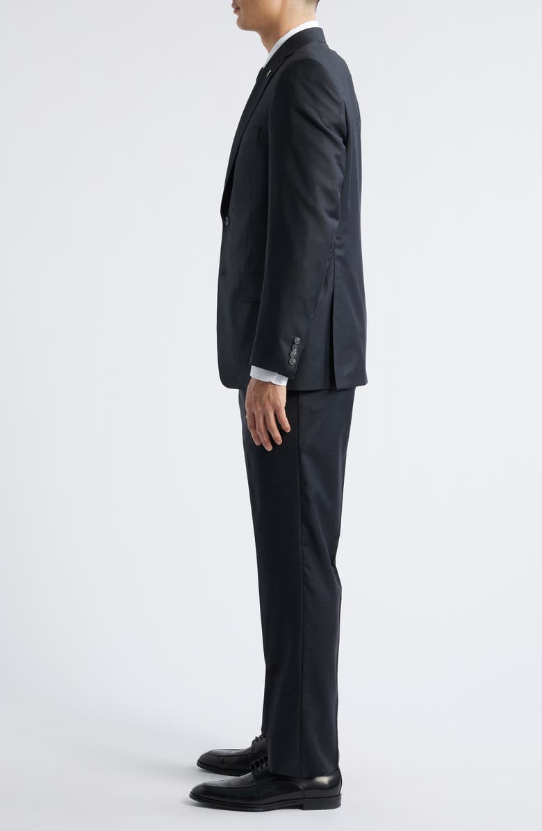 Heritage Gold Honeyway Classic Fit Super 150s Charcoal Wool Suit, Alternate, color, Charcoal