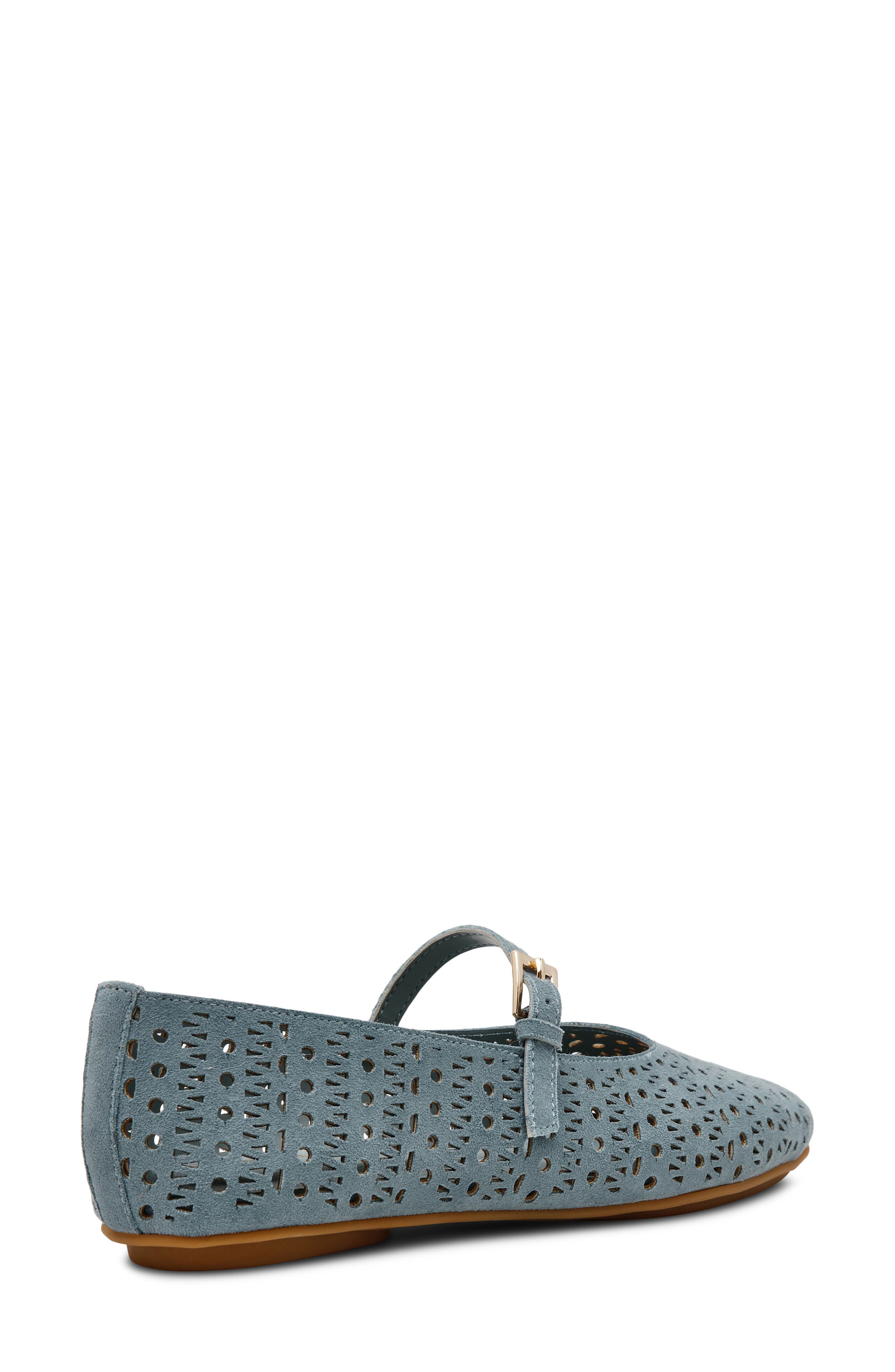 Connie Mary Jane Flat, Alternate, color, BLUE
