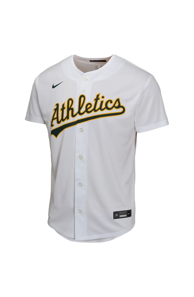 Nike Youth Nike Brent Rooker White Athletics Home Player Game Jersey, Alternate, color, White