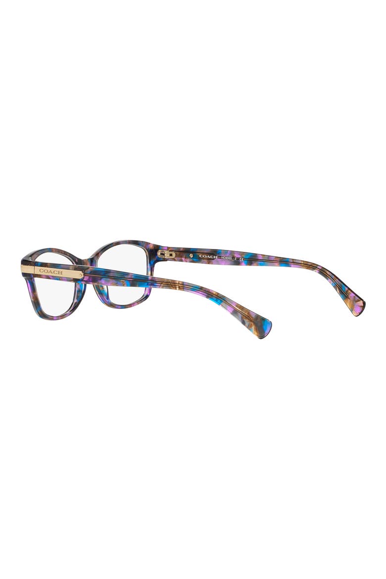 51mm Rectangular Optical Glasses, Alternate, color, MULTI PURPLE