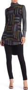 GO COUTURE Turtleneck High-Low Tunic Sweater