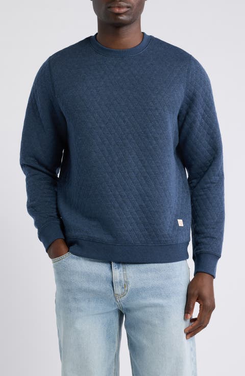 Corbet Lightweight Diamond Quilted Sweatshirt
