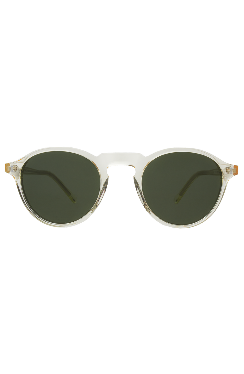 Illesteva Capri Sunglasses, Main, color, Champagne / Olive