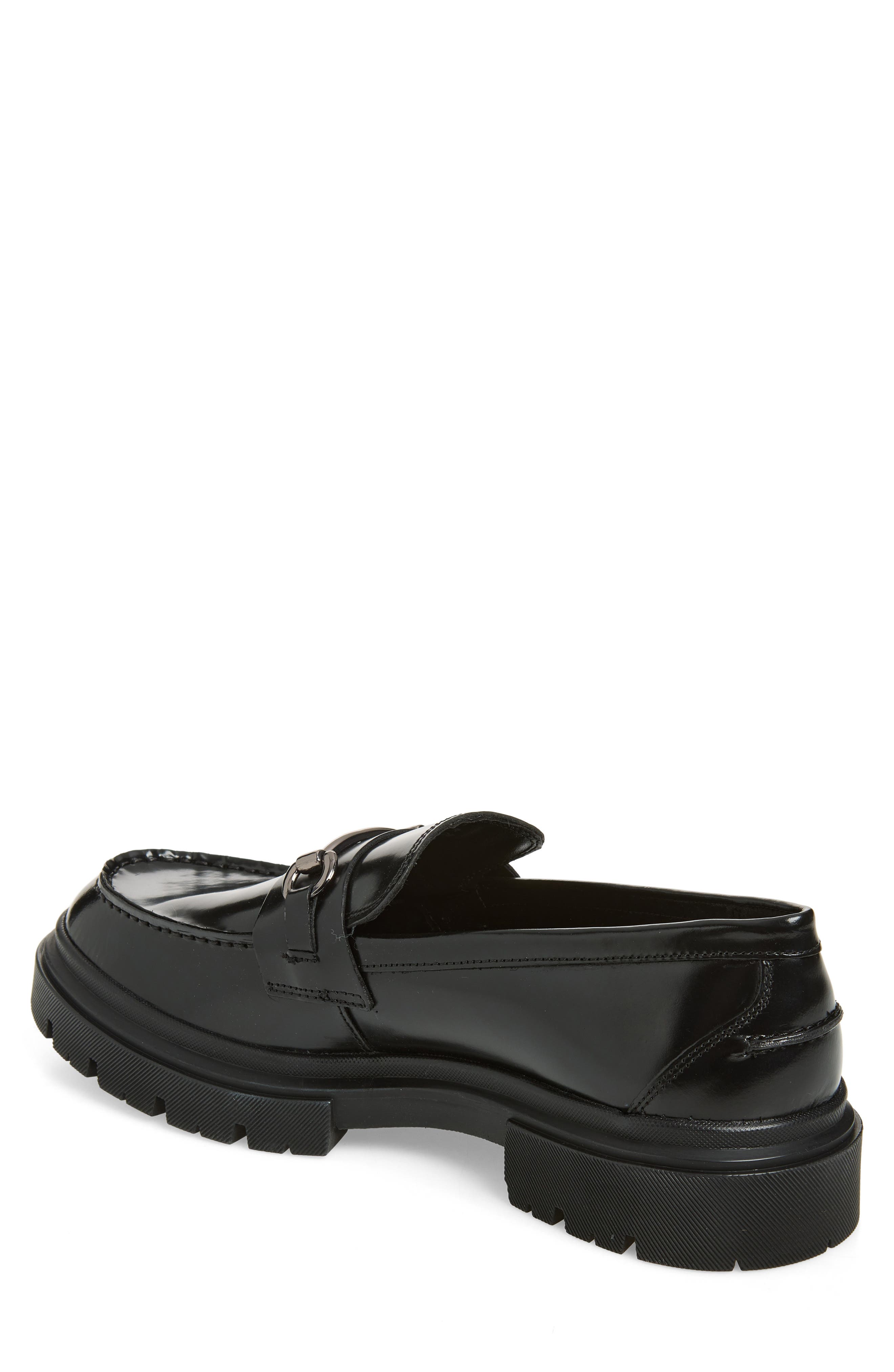 Steve Madden Zeus Bit Loafer, Alternate, color, Black Box