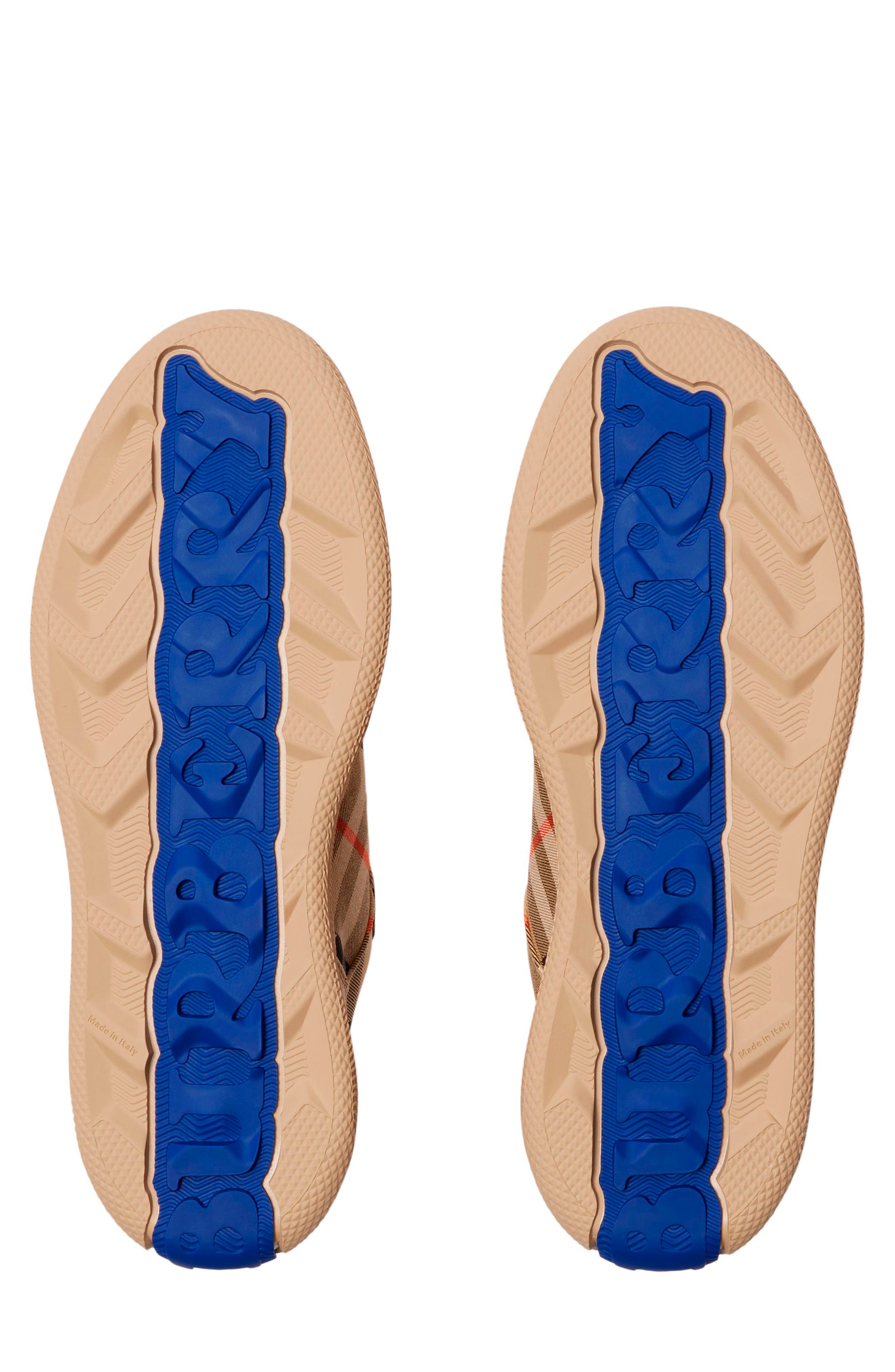 Burberry Terrace Check Sneaker, Alternate, color, Sand Ip Check