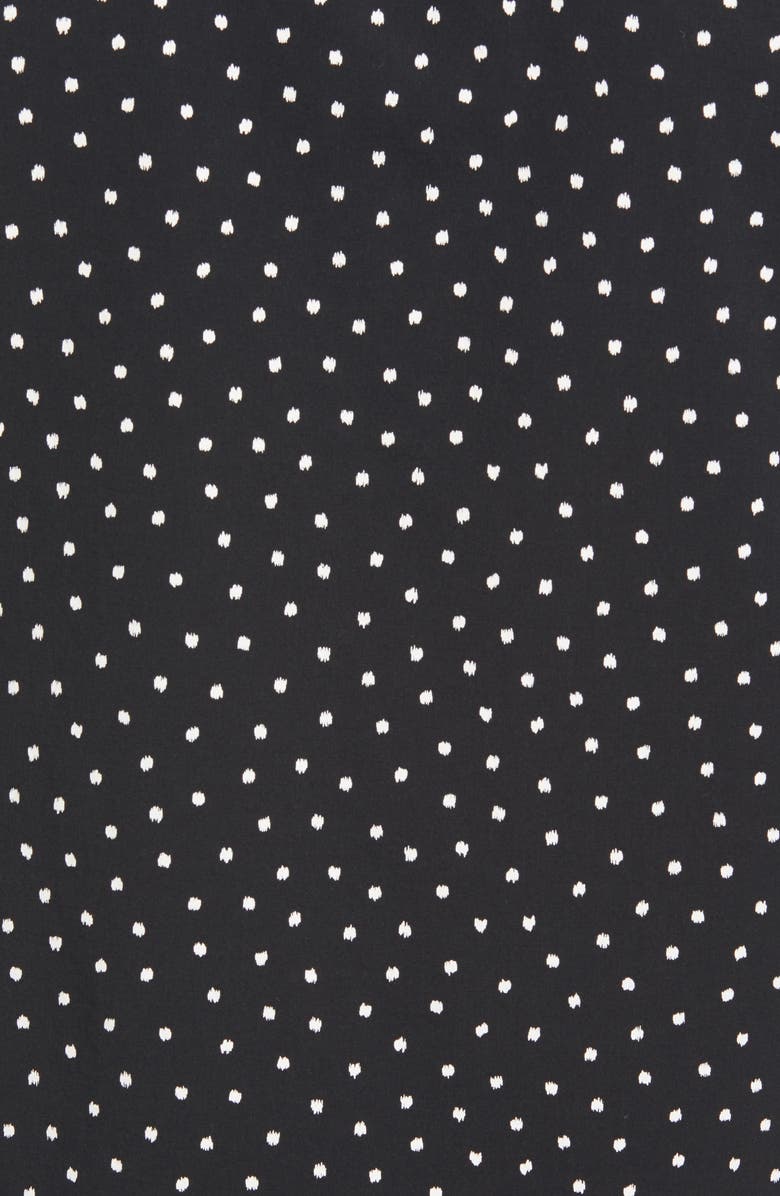 BP. Sketch Dot Short Sleeve Stretch Organic Cotton Button-Up Shirt, Alternate, color, 