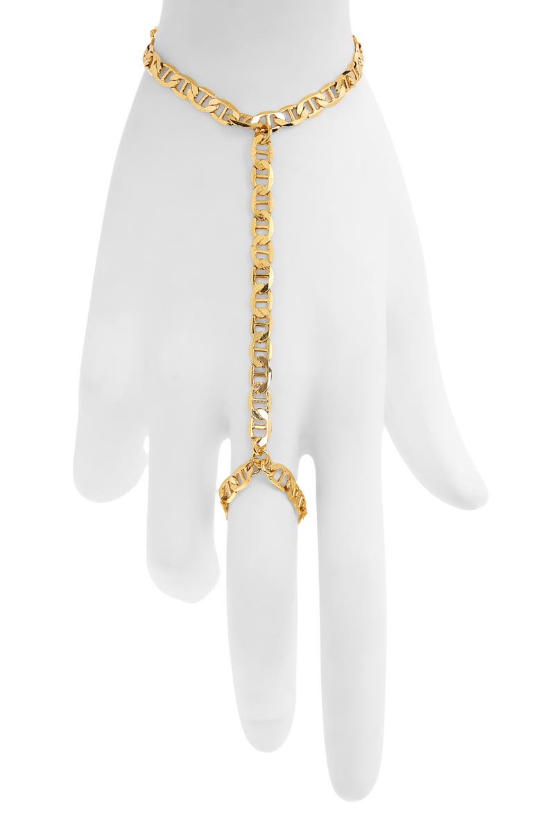 VIDAKUSH Mini Corazon Hand Chain, Main, color, Gold